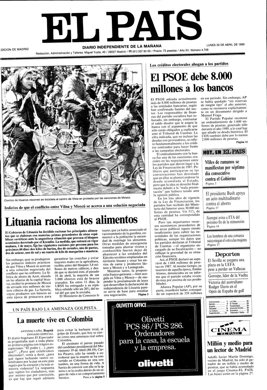 30 de Abril de 1990