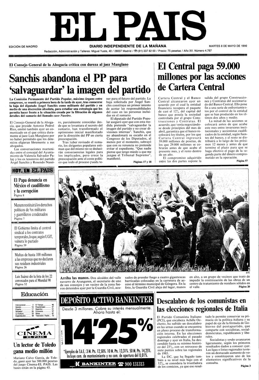 8 de Mayo de 1990