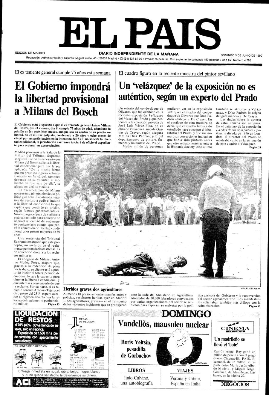 3 de Junio de 1990