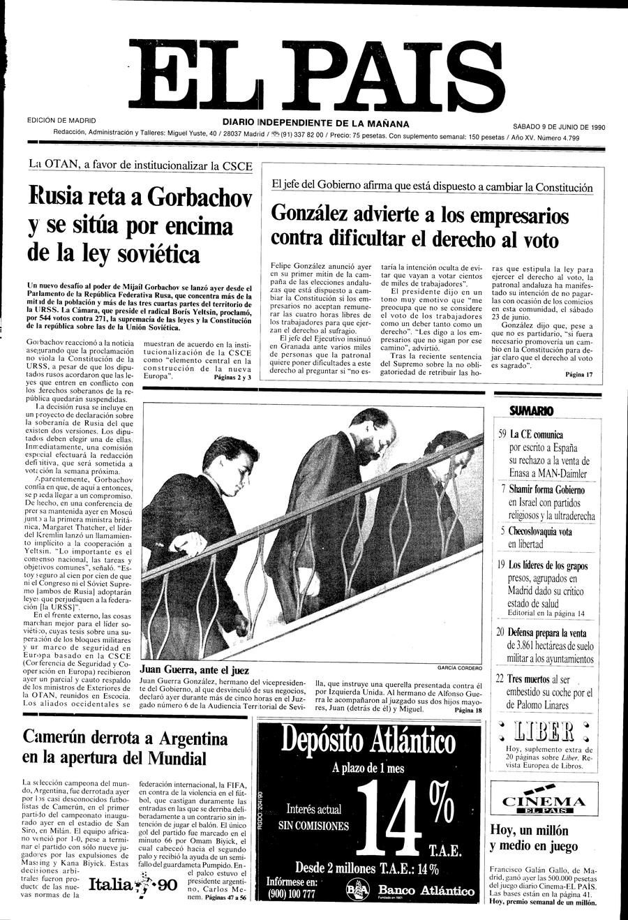9 de Junio de 1990