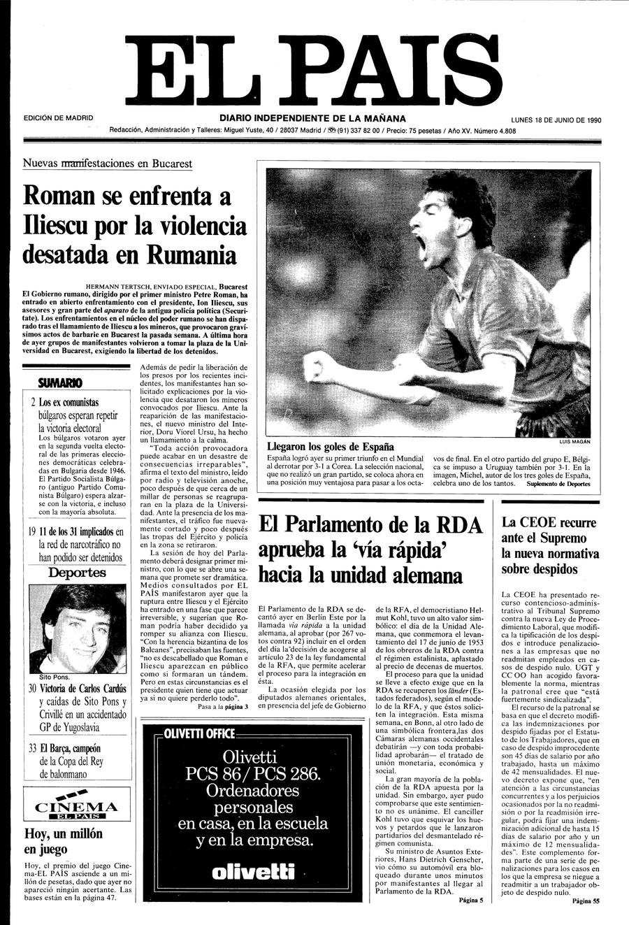 18 de Junio de 1990