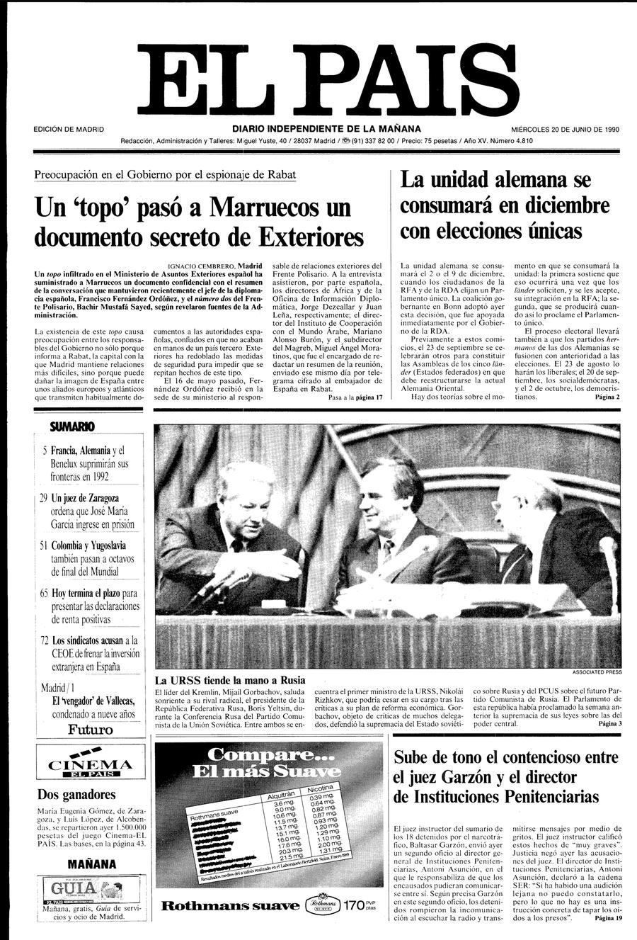20 de Junio de 1990