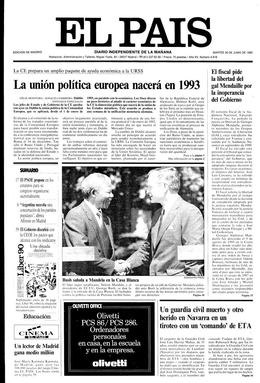 26 de Junio de 1990