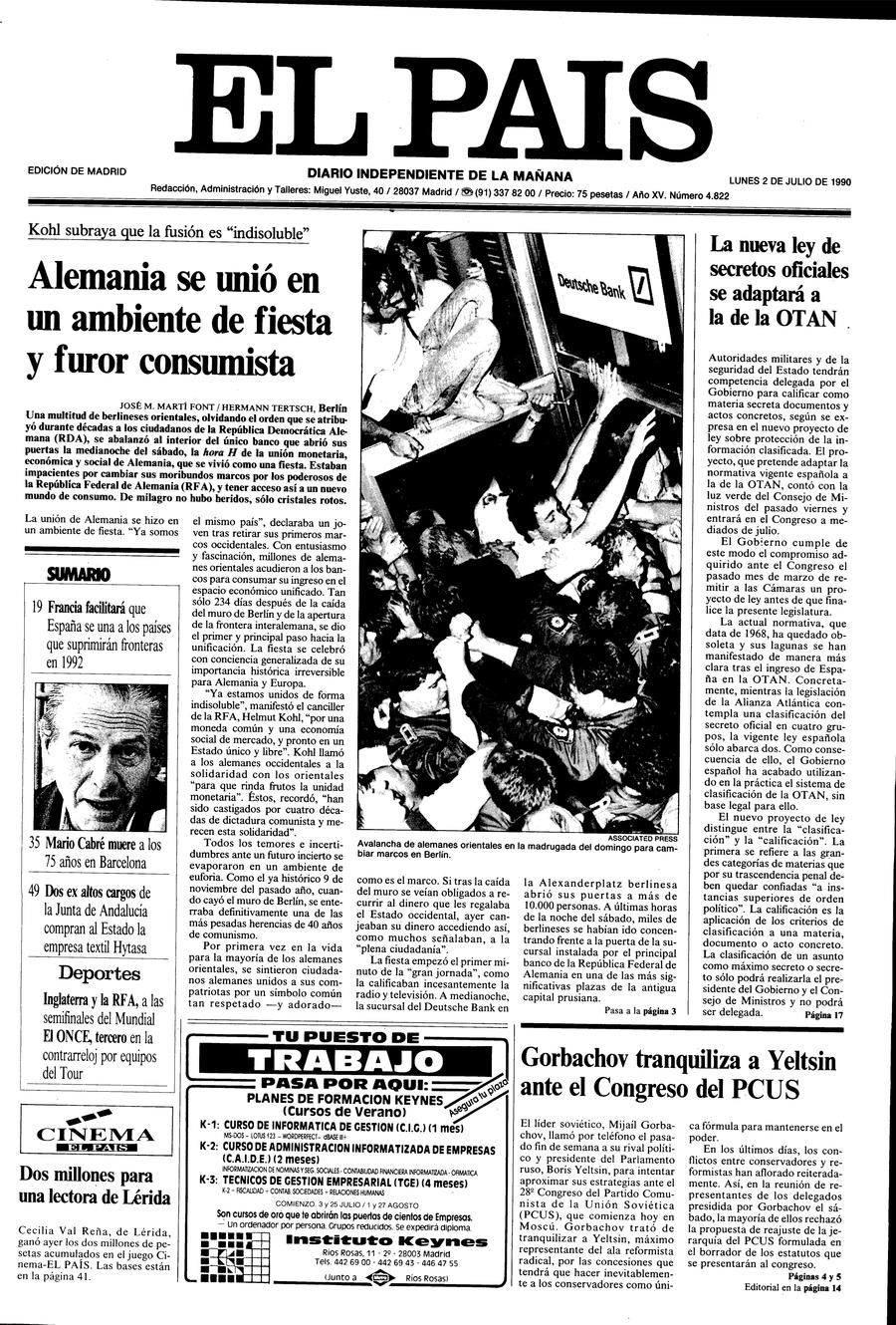 2 de Julio de 1990