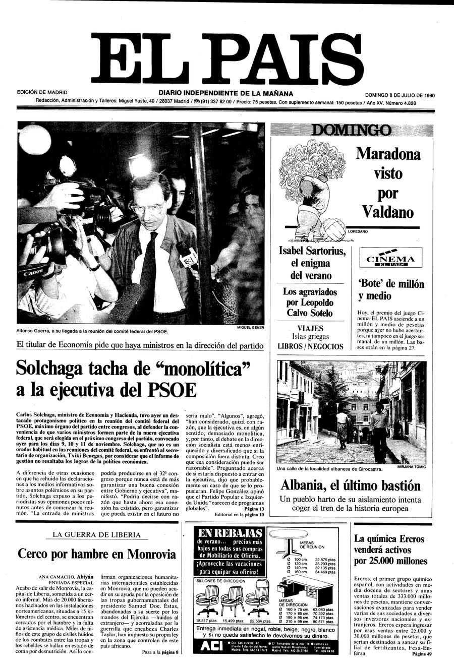 8 de Julio de 1990