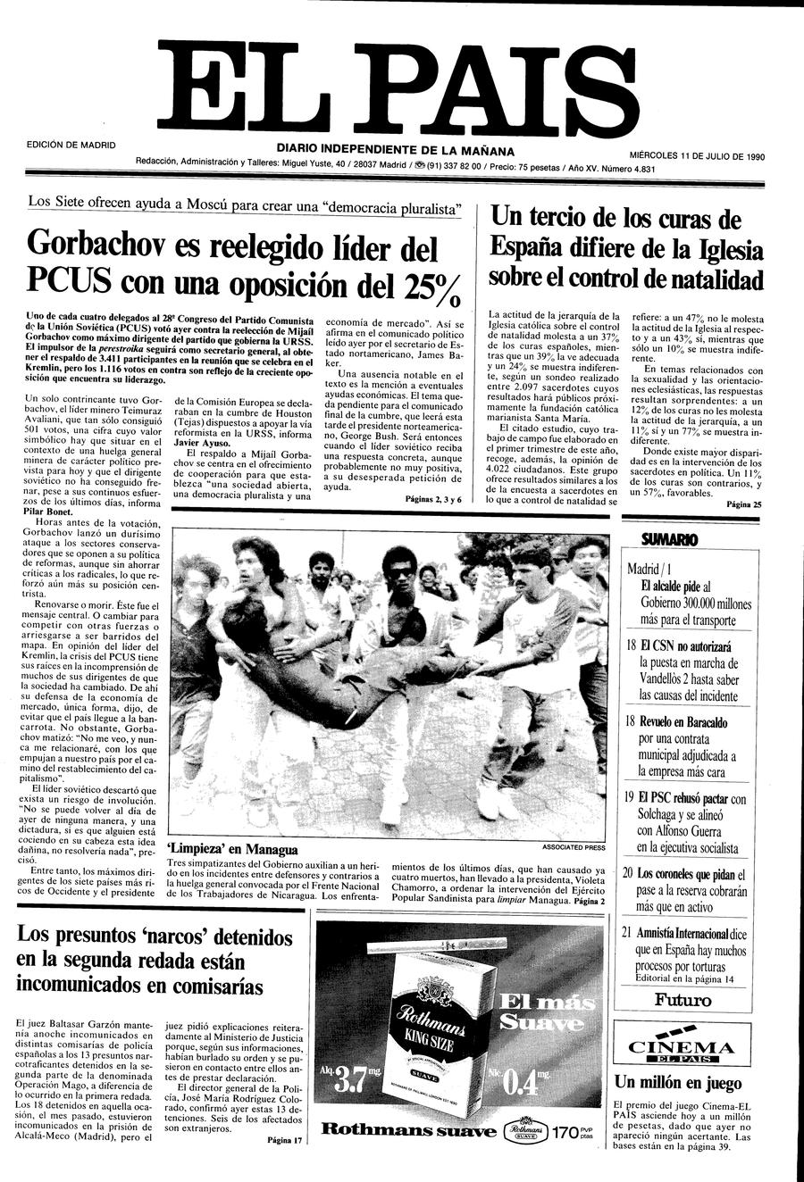 11 de Julio de 1990