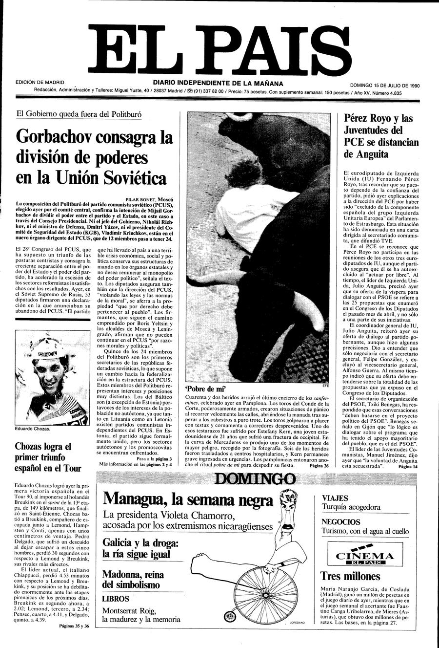 15 de Julio de 1990