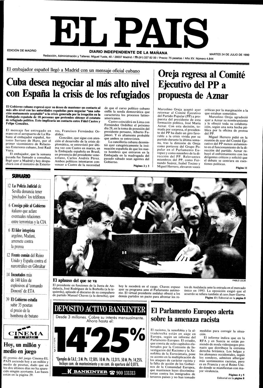 24 de Julio de 1990