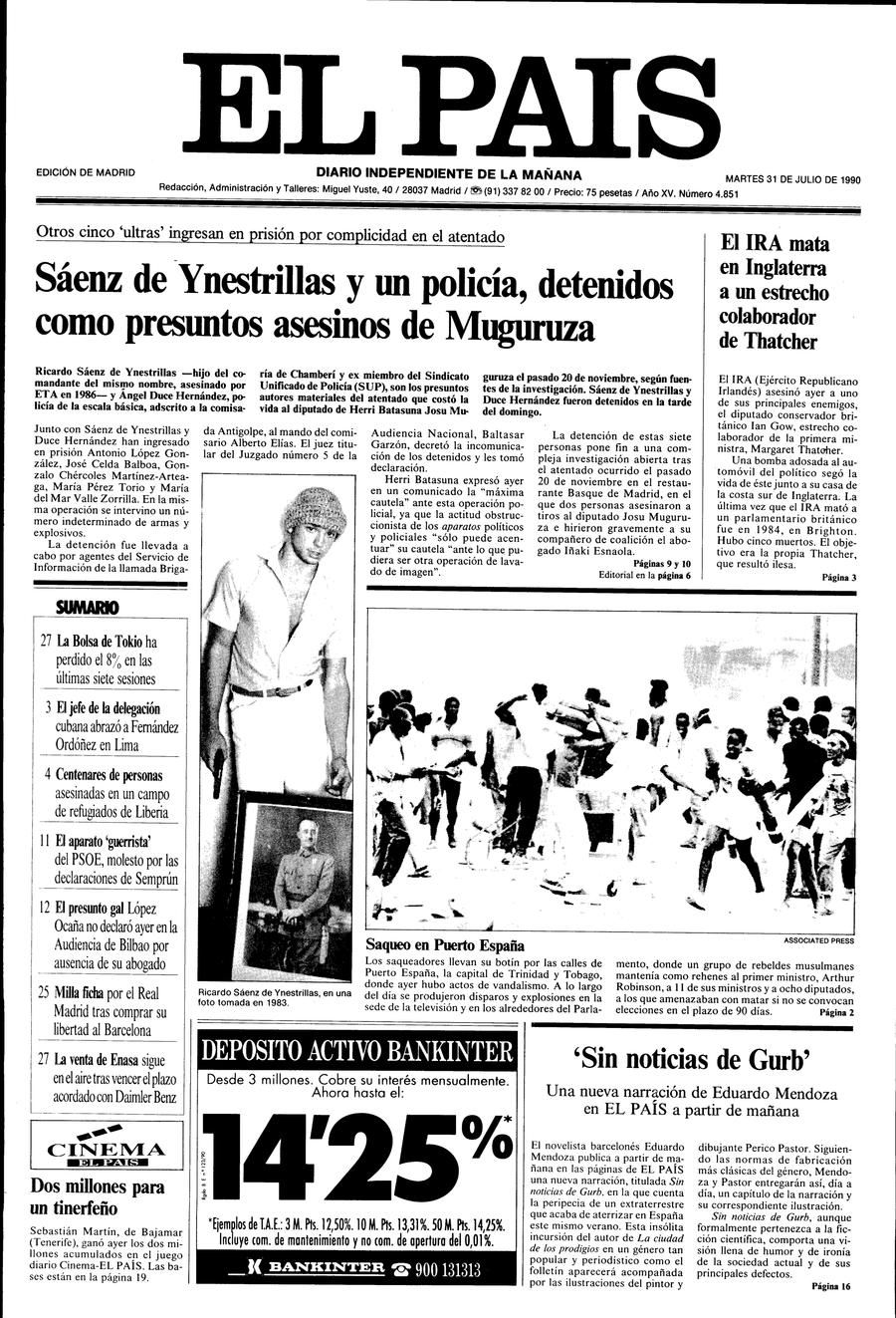 31 de Julio de 1990