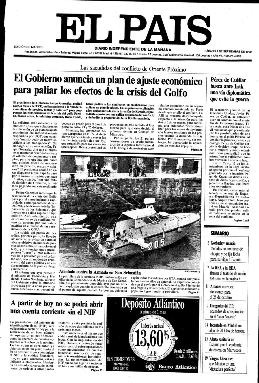 1 de Septiembre de 1990