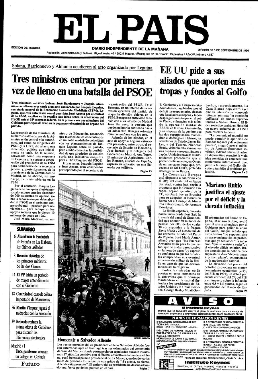 5 de Septiembre de 1990