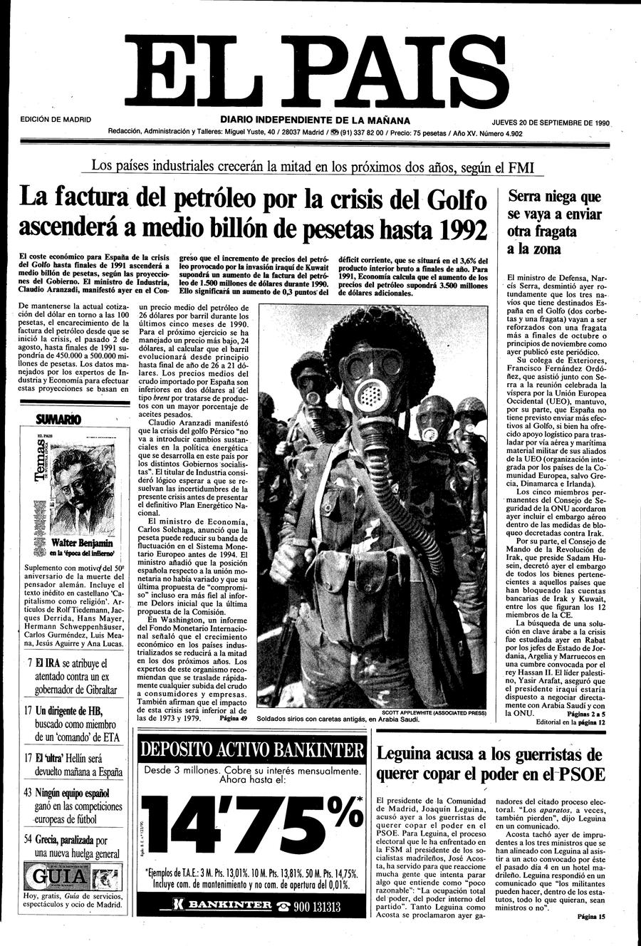 20 de Septiembre de 1990