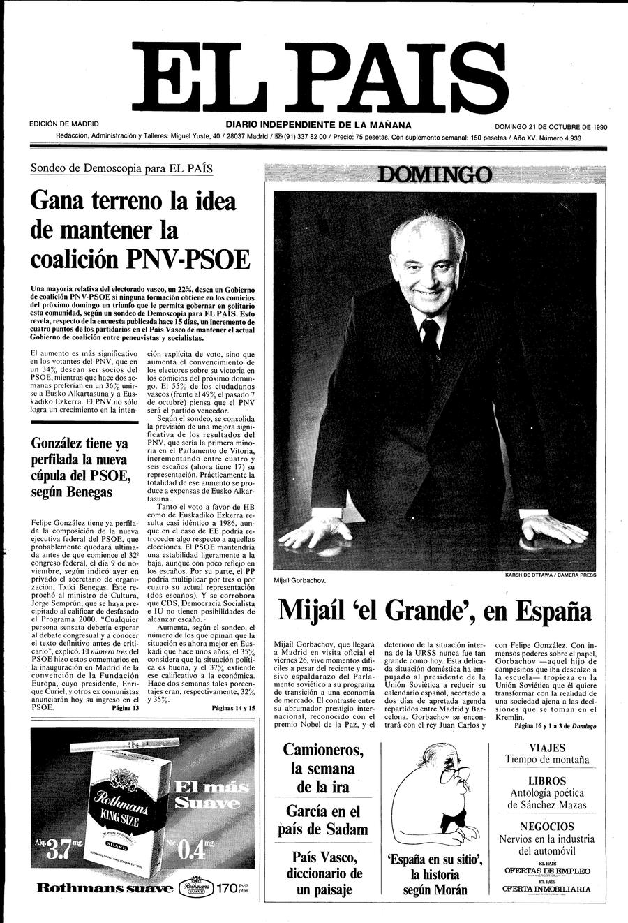 21 de Octubre de 1990