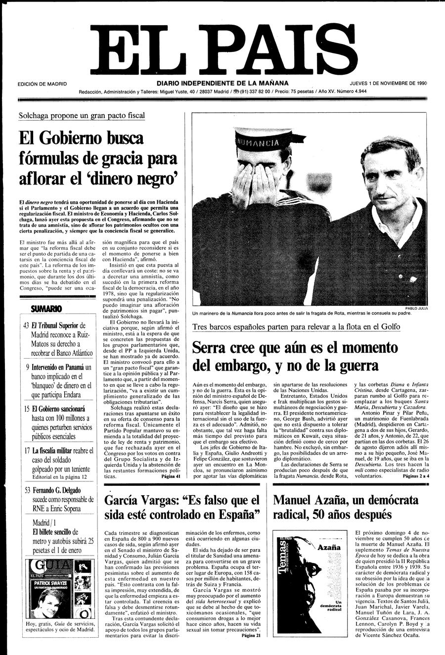 1 de Noviembre de 1990