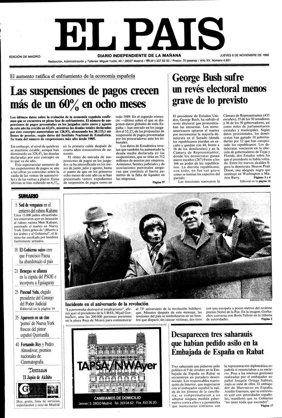 8 de Noviembre de 1990