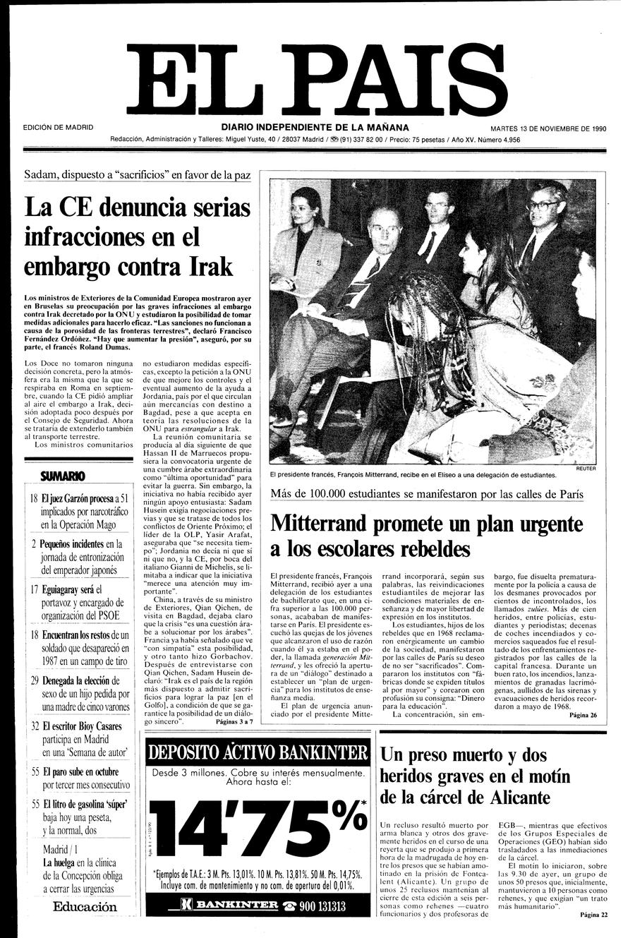 13 de Noviembre de 1990