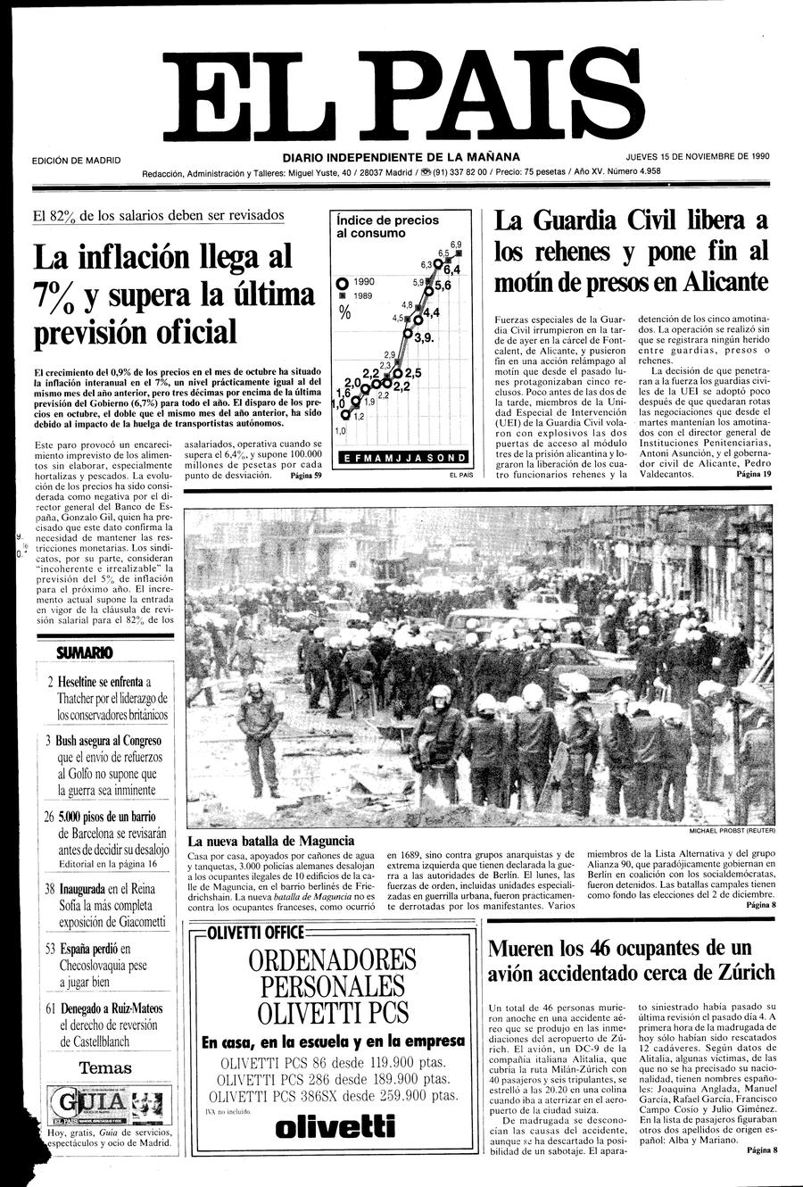 15 de Noviembre de 1990