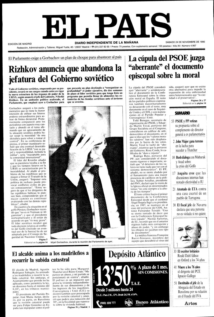 24 de Noviembre de 1990