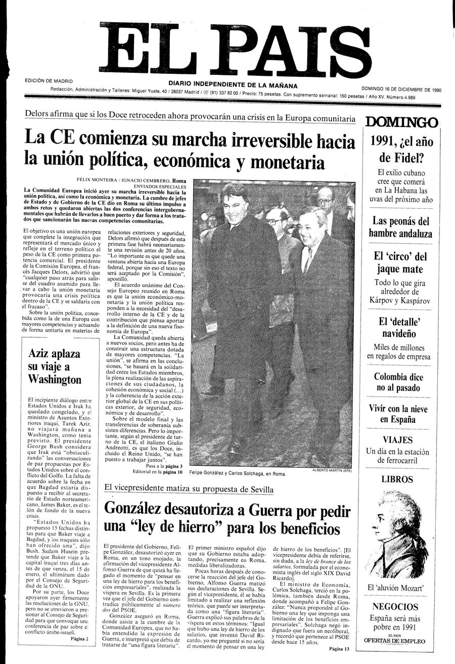 16 de Diciembre de 1990