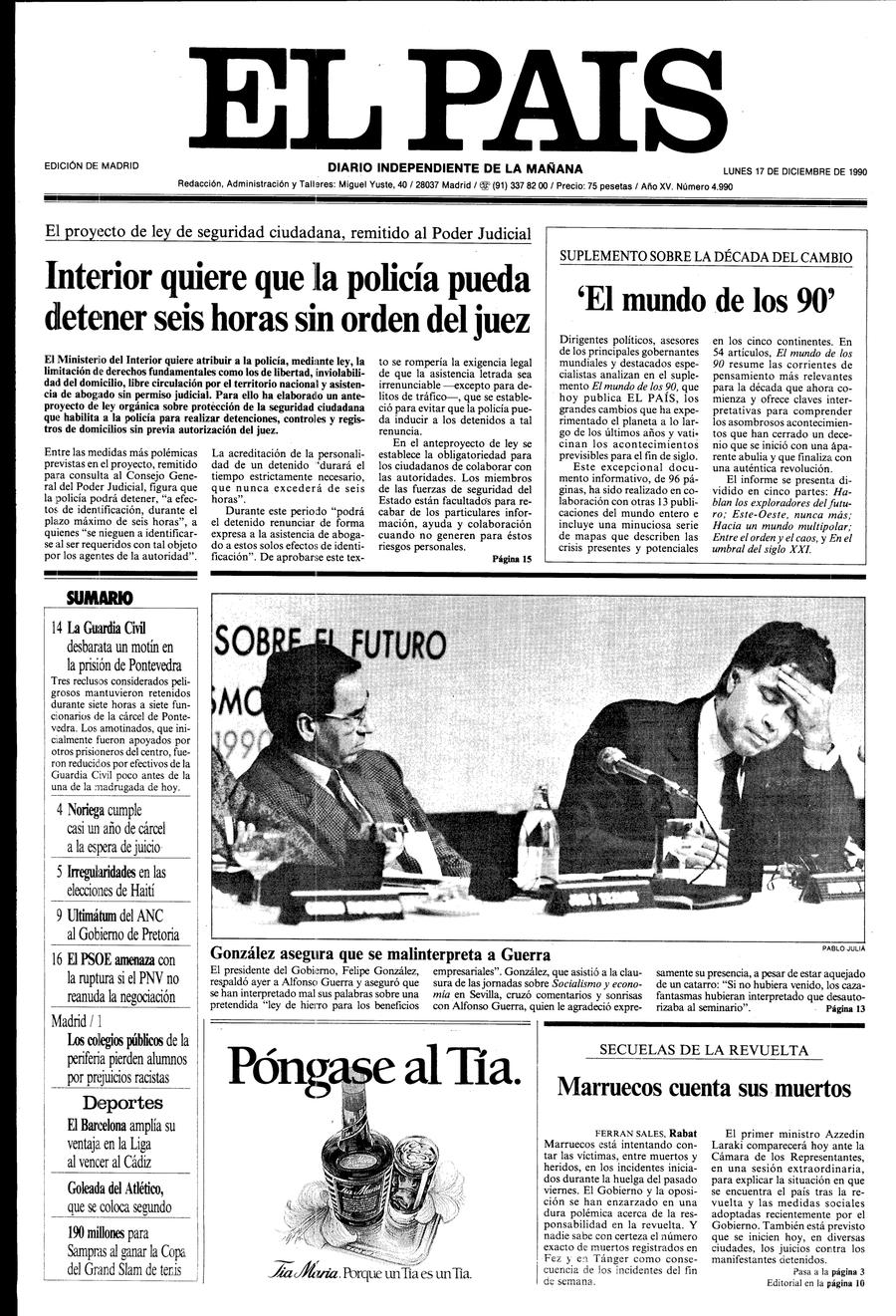 17 de Diciembre de 1990