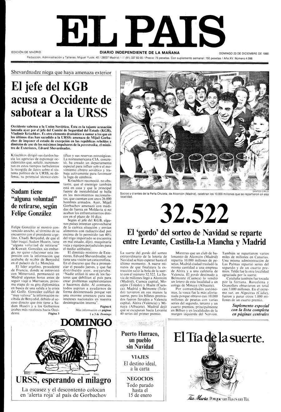 23 de Diciembre de 1990
