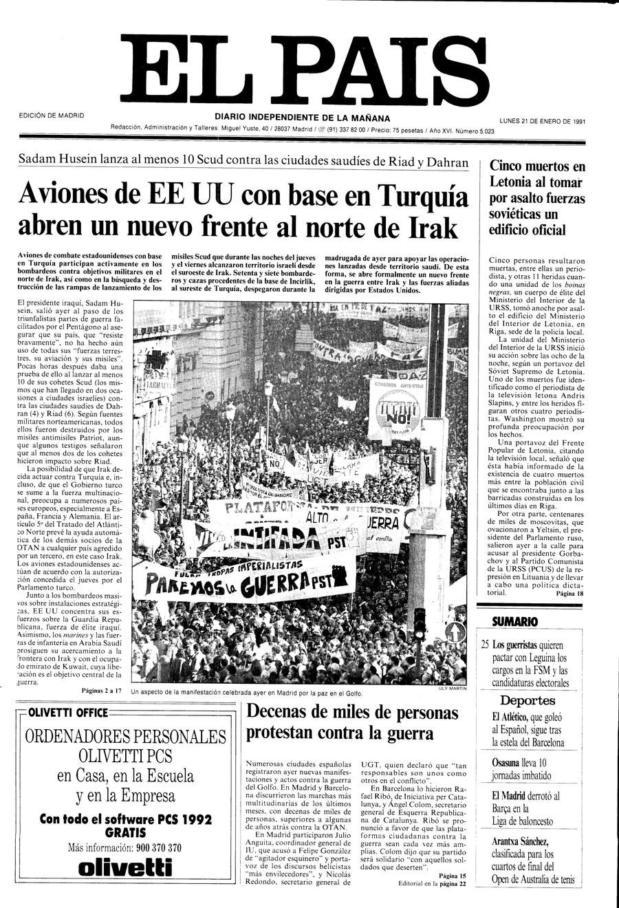 21 enero 1991
