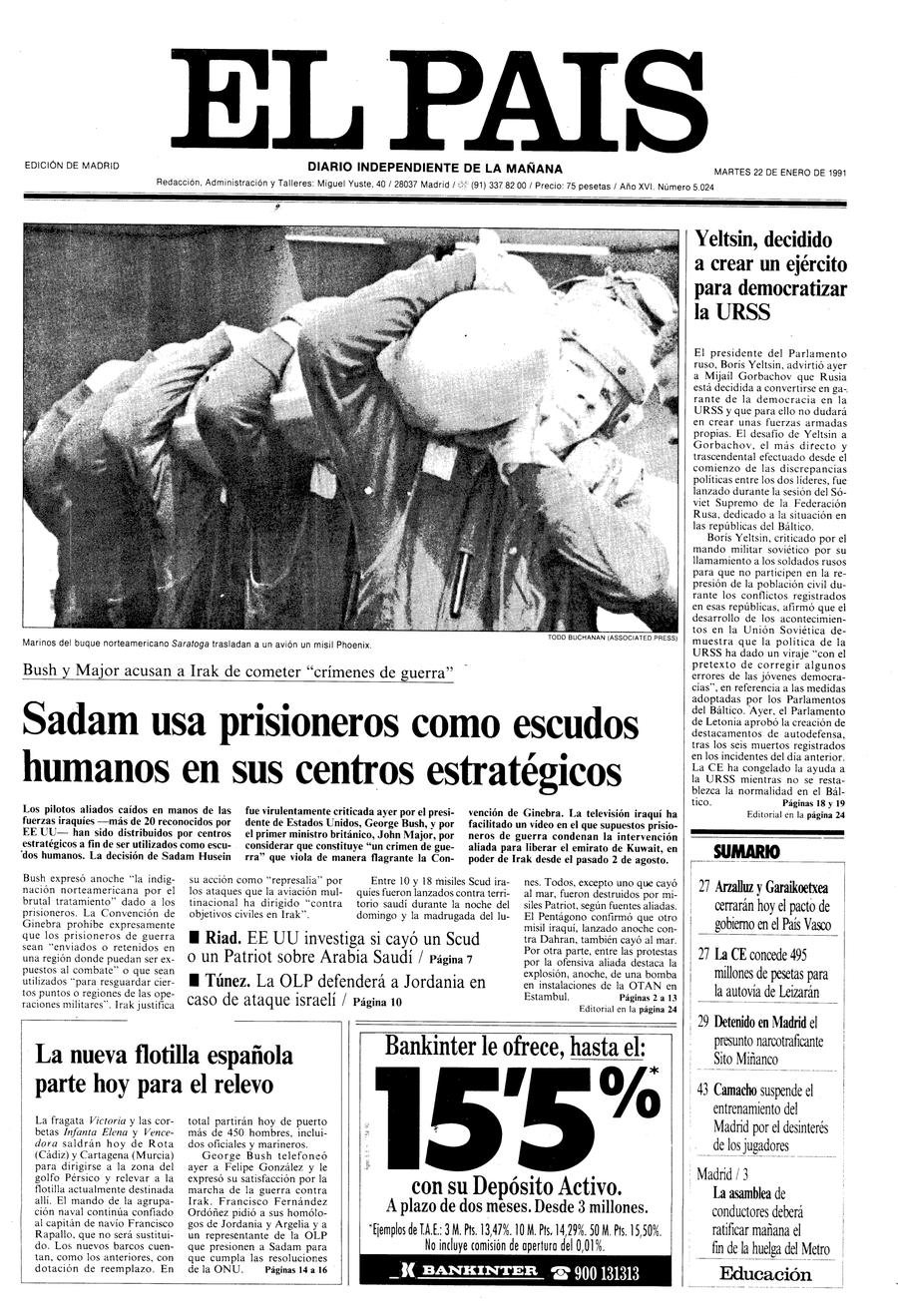 22 enero 1991