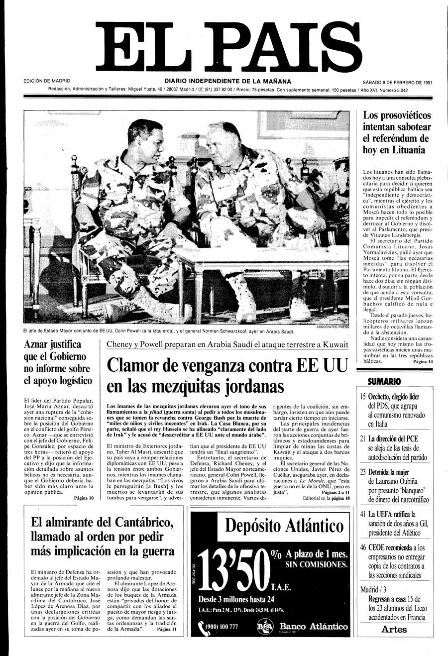 9 febrero 1991