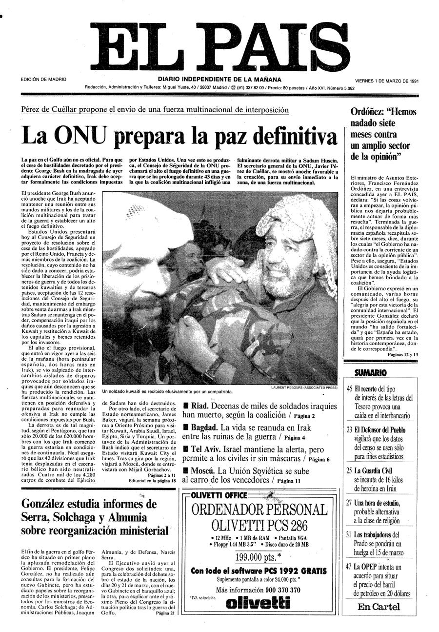 1 de Marzo de 1991