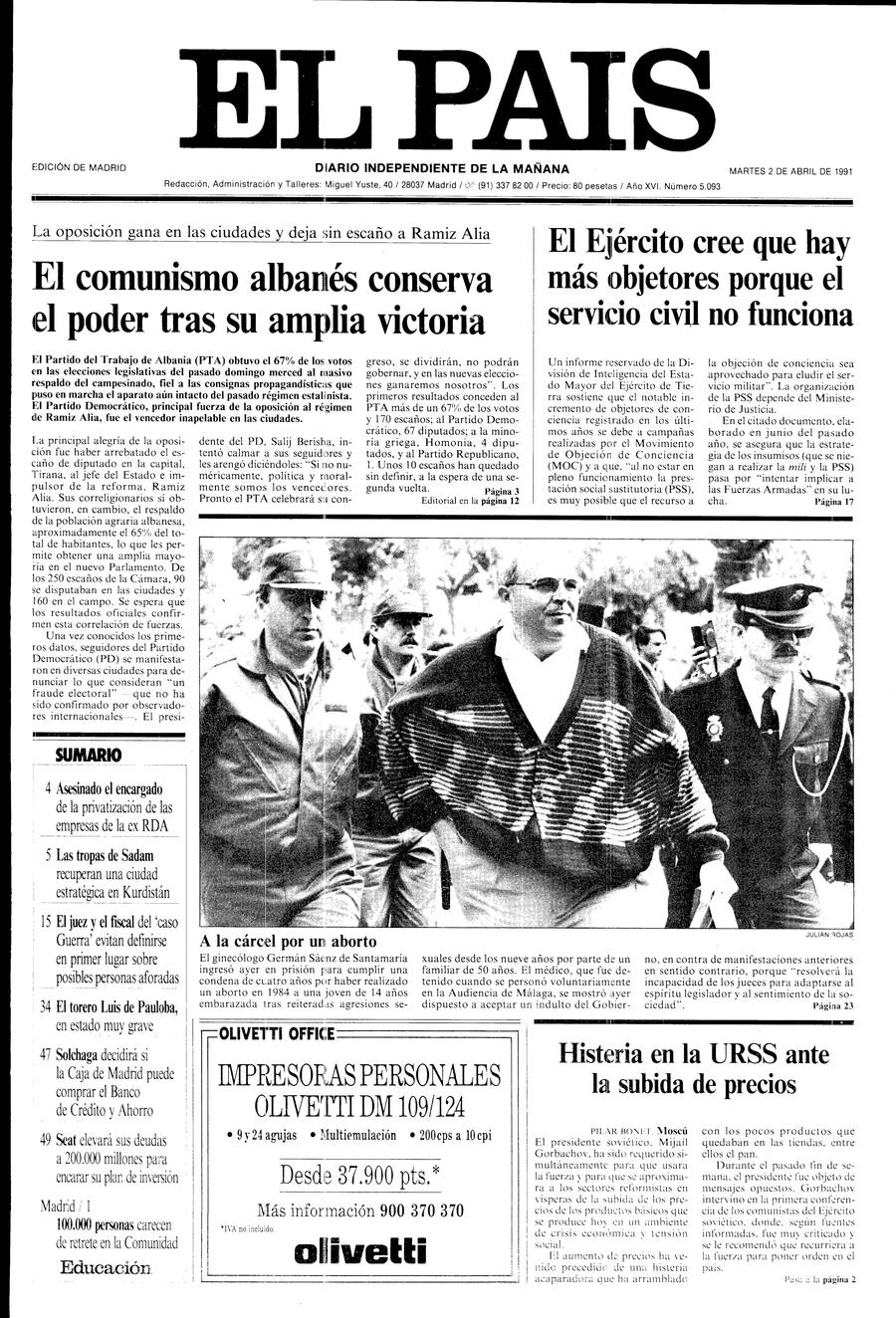 2 de Abril de 1991