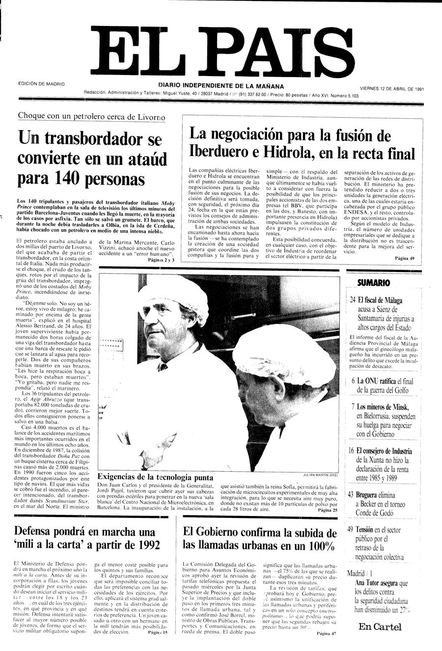 12 de Abril de 1991