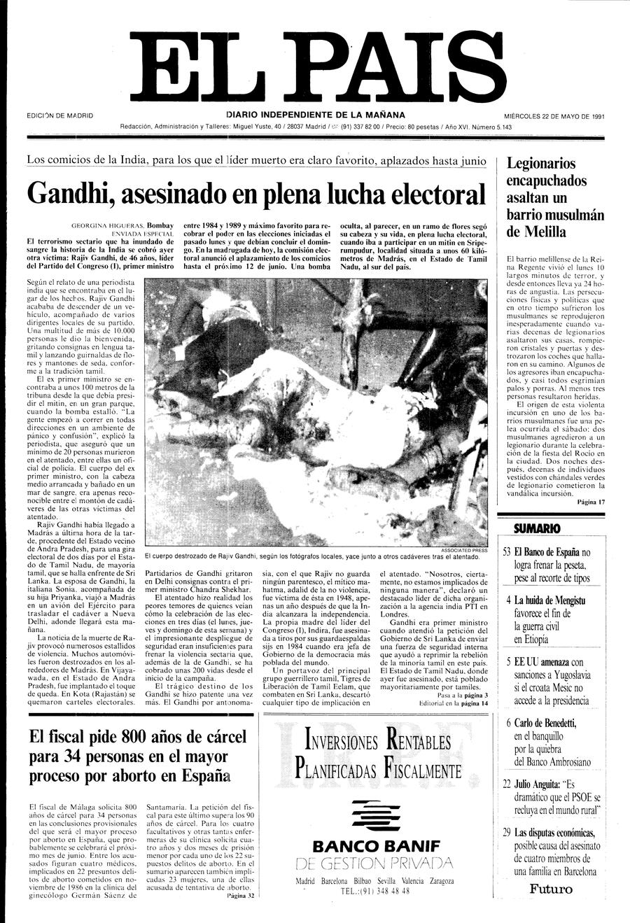 22 de Mayo de 1991