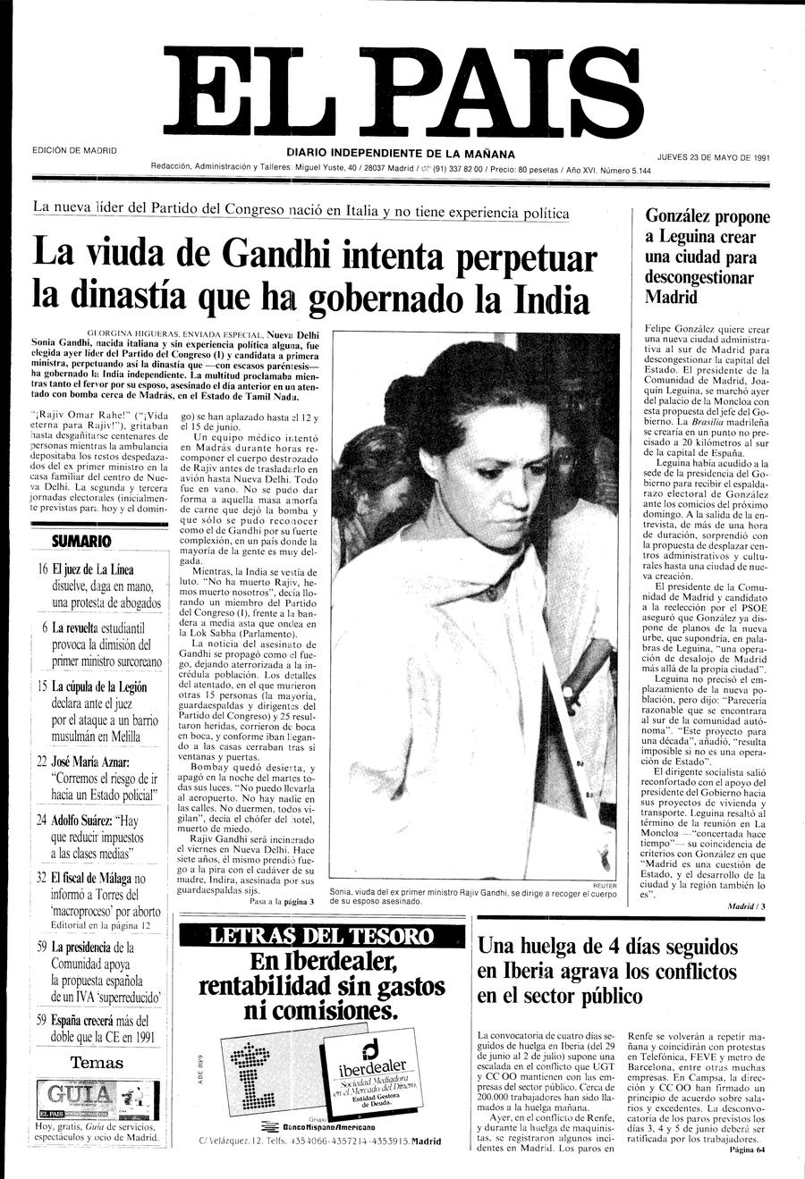 23 de Mayo de 1991