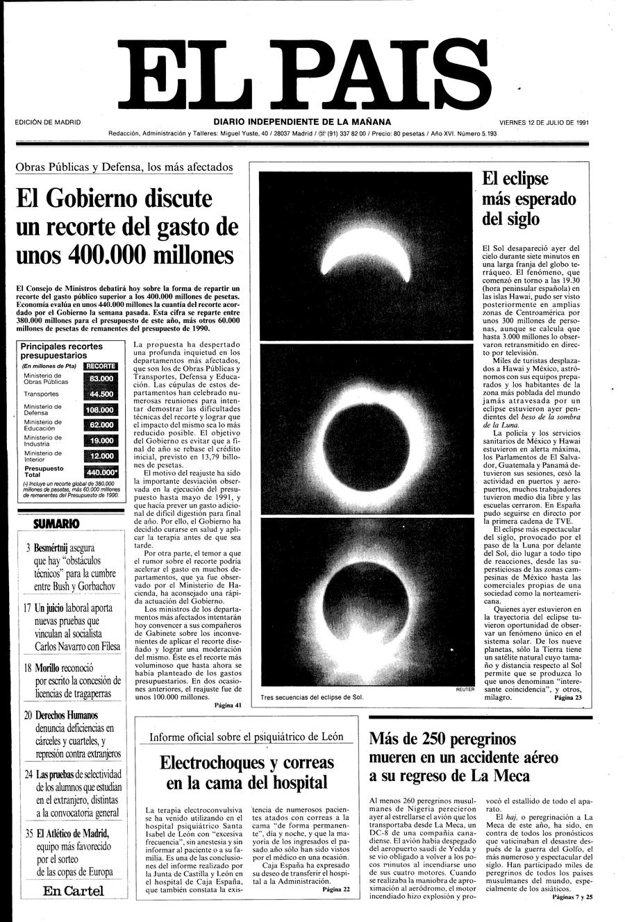 12 de Julio de 1991