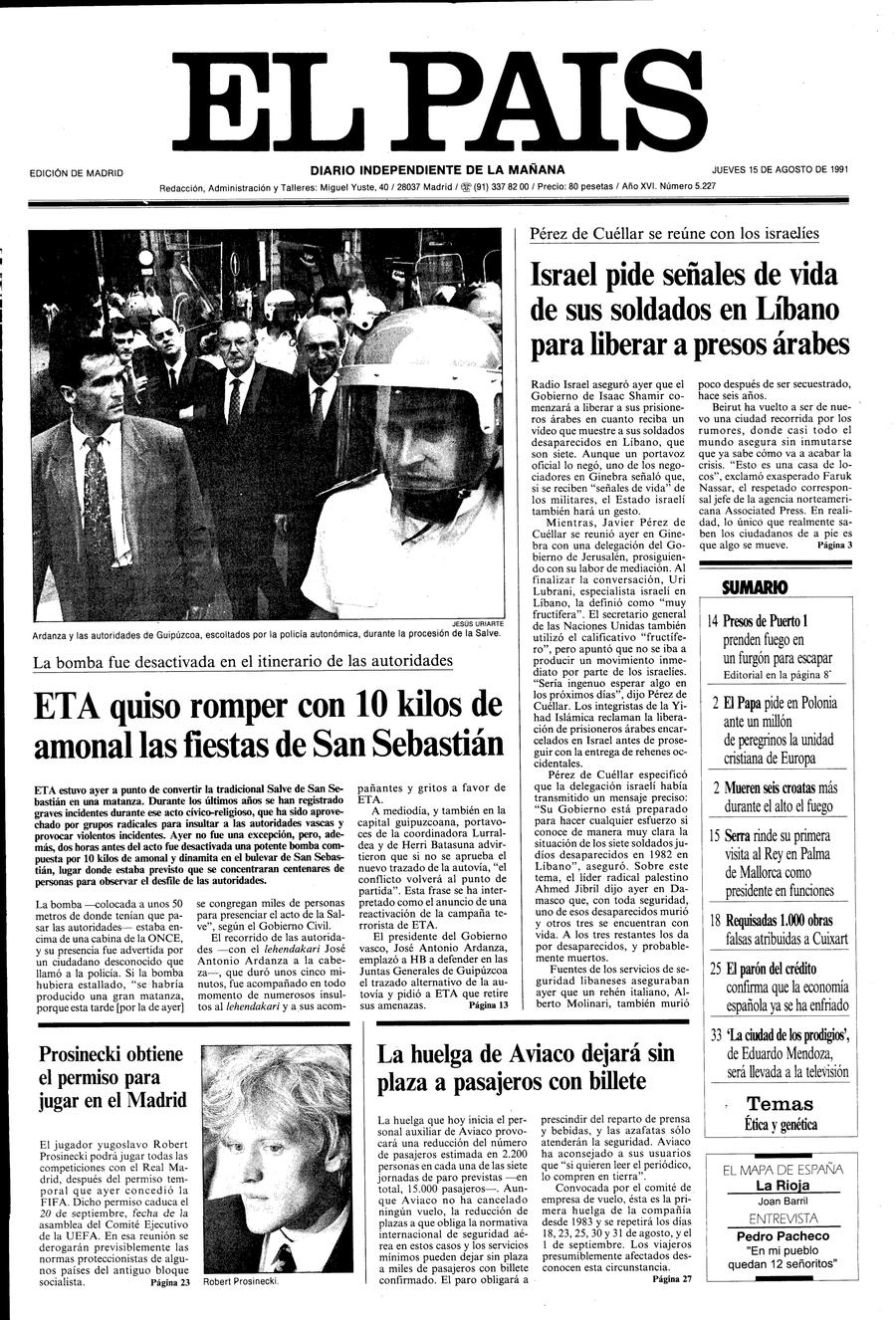 15 de Agosto de 1991