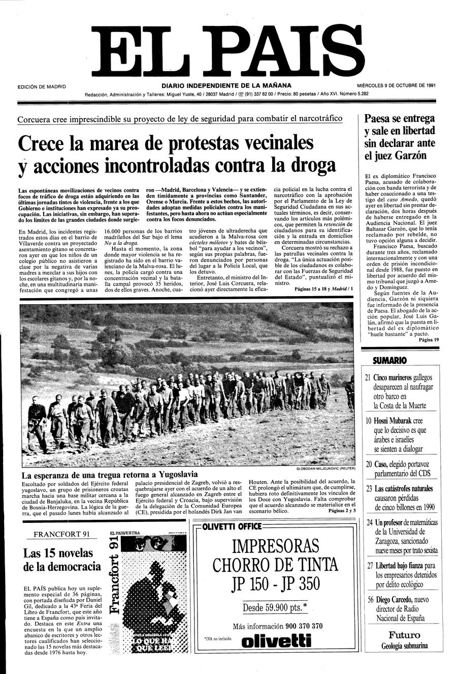 9 de Octubre de 1991