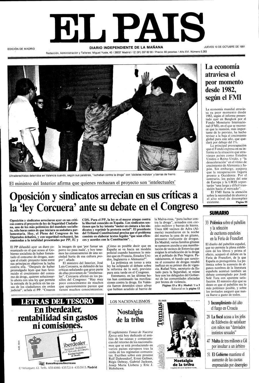 10 de Octubre de 1991