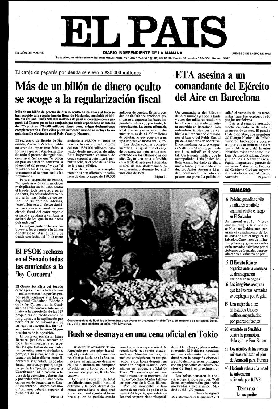 9 enero 1992