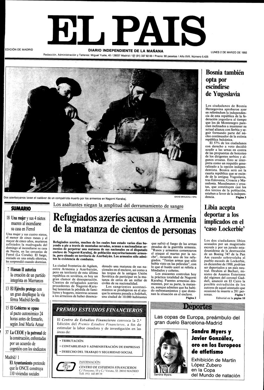 2 de Marzo de 1992