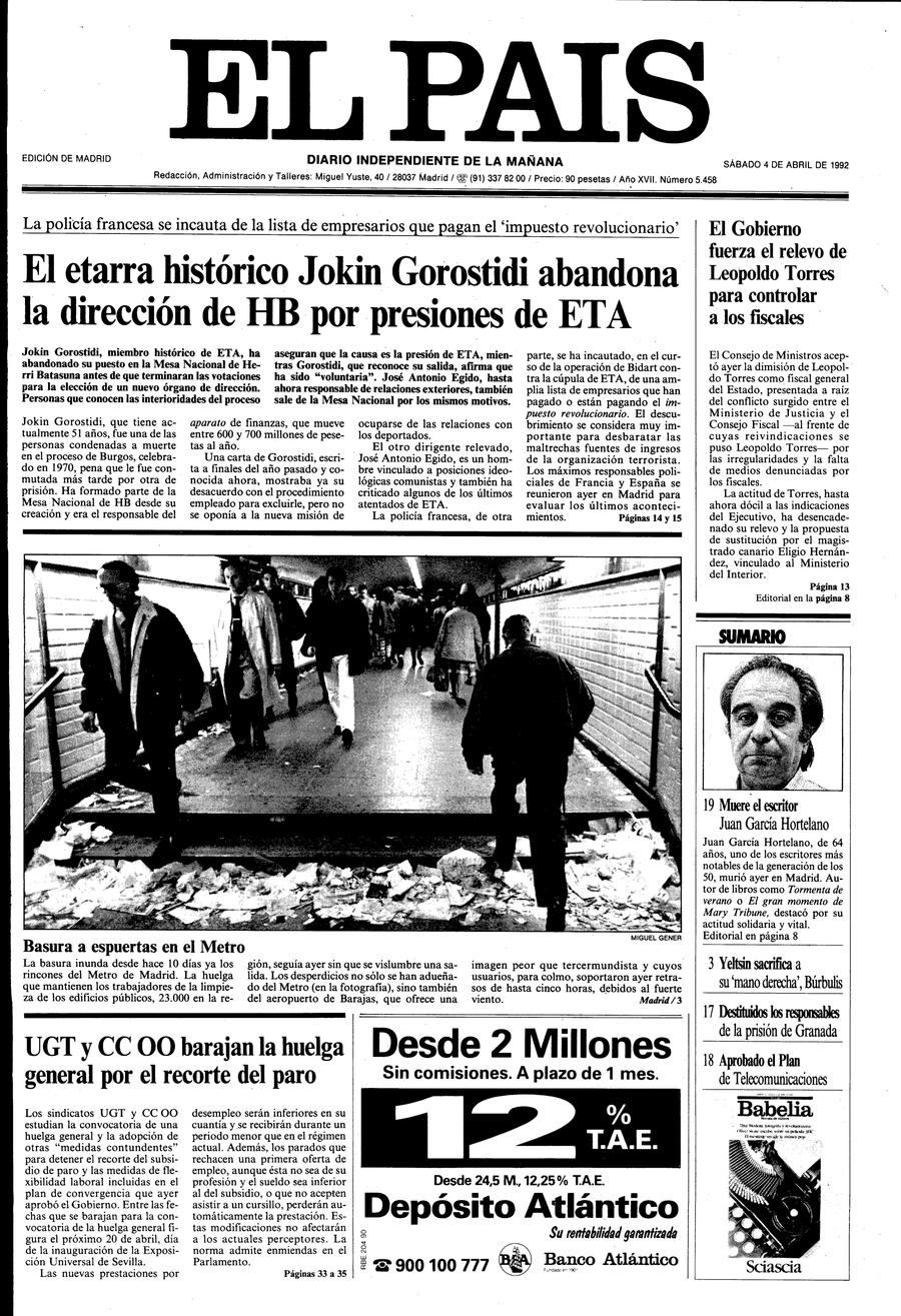 4 de Abril de 1992