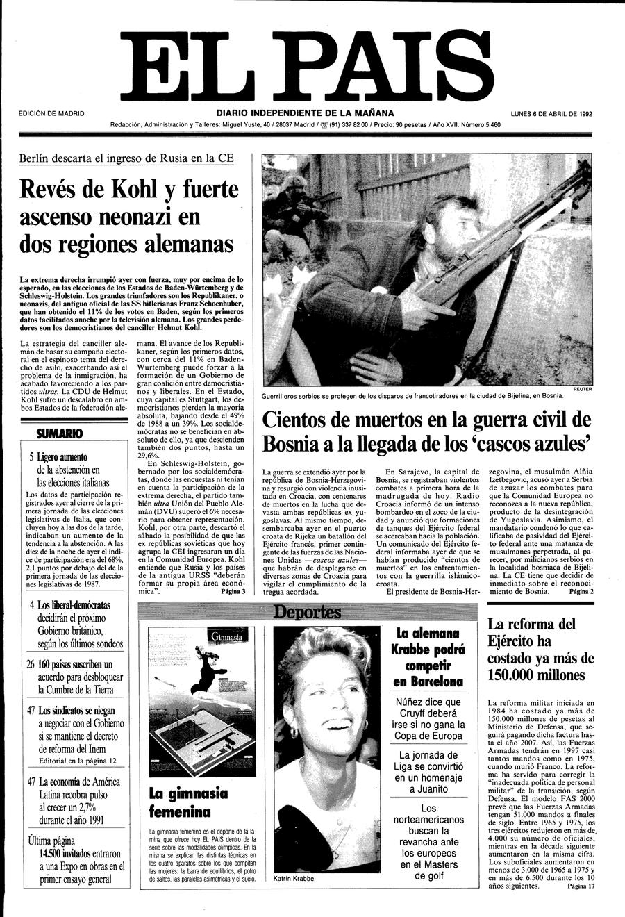 6 de Abril de 1992