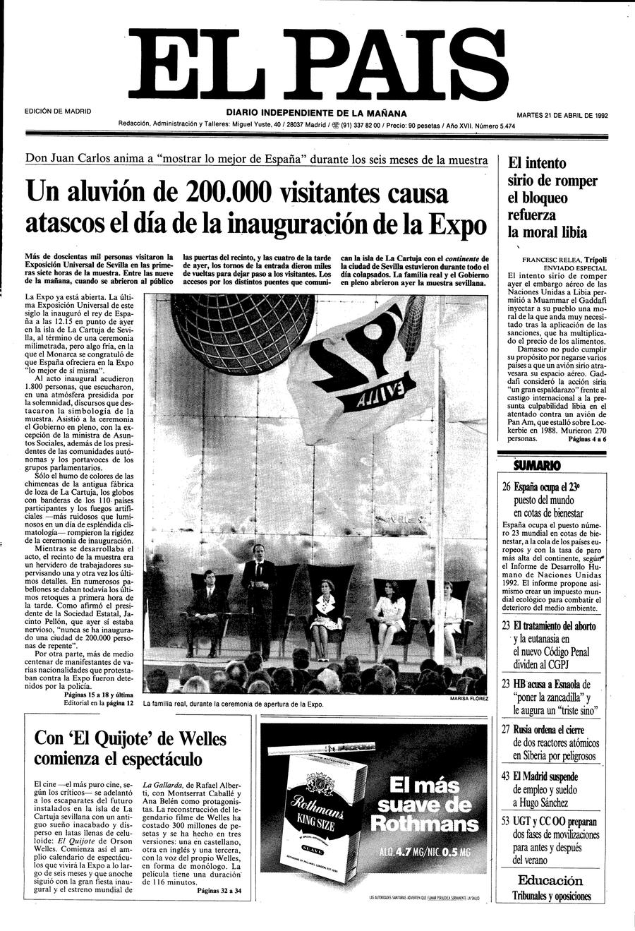 21 de Abril de 1992