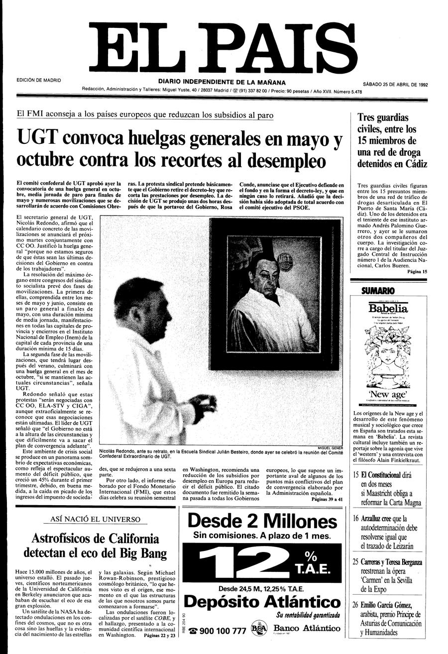 25 de Abril de 1992