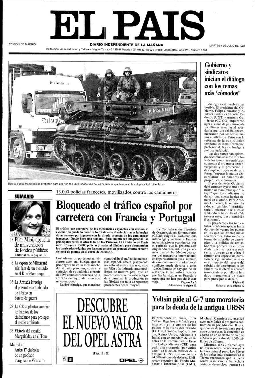 7 de Julio de 1992