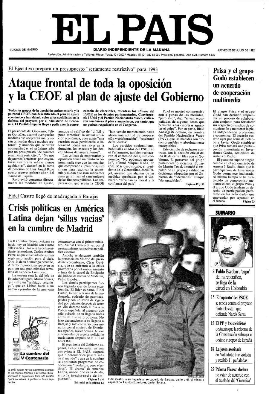 23 de Julio de 1992