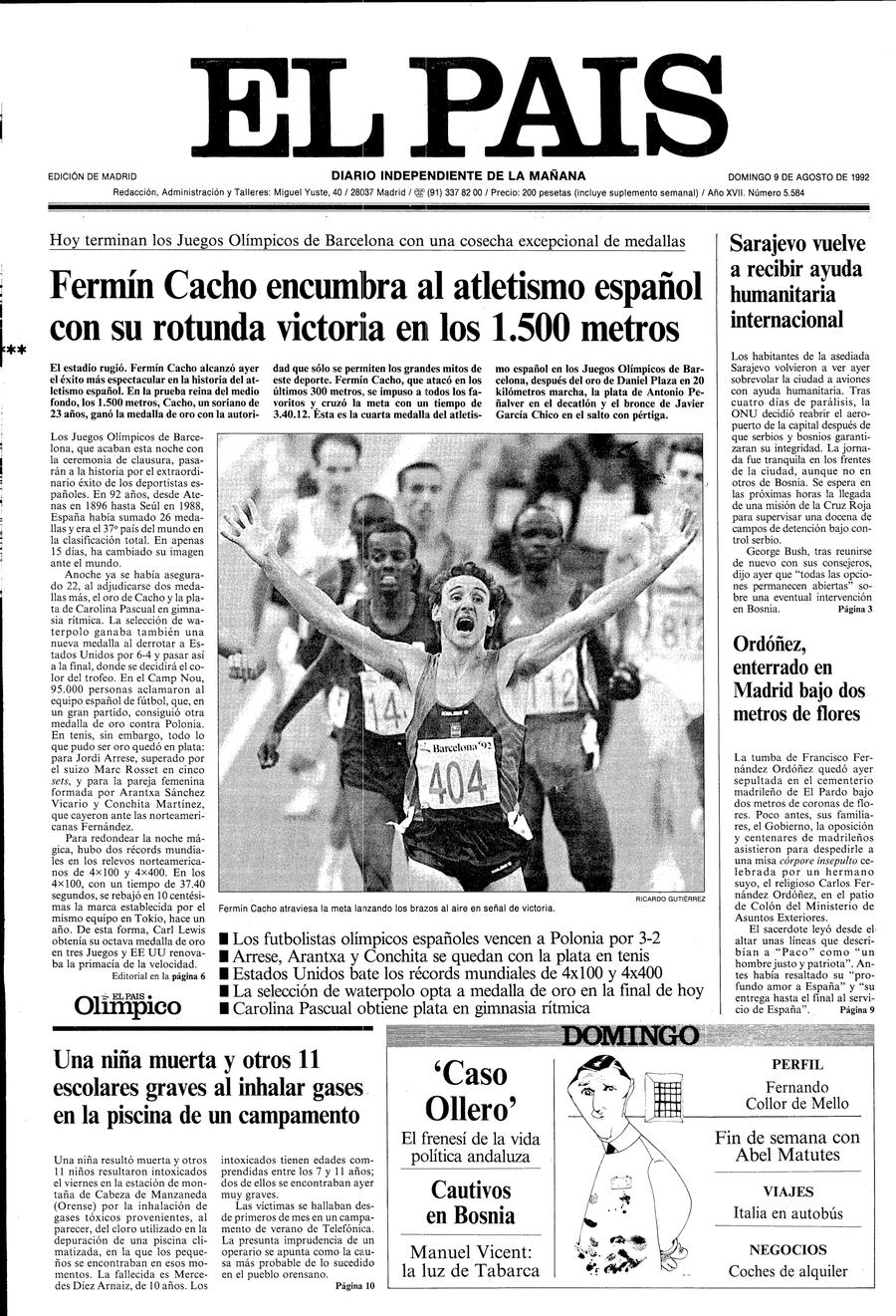 9 de Agosto de 1992