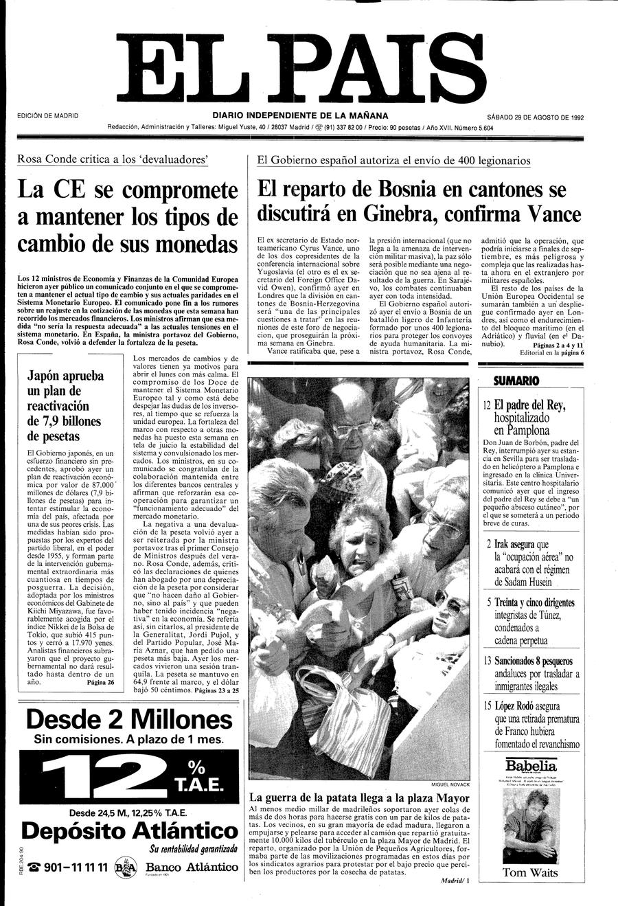 29 de Agosto de 1992