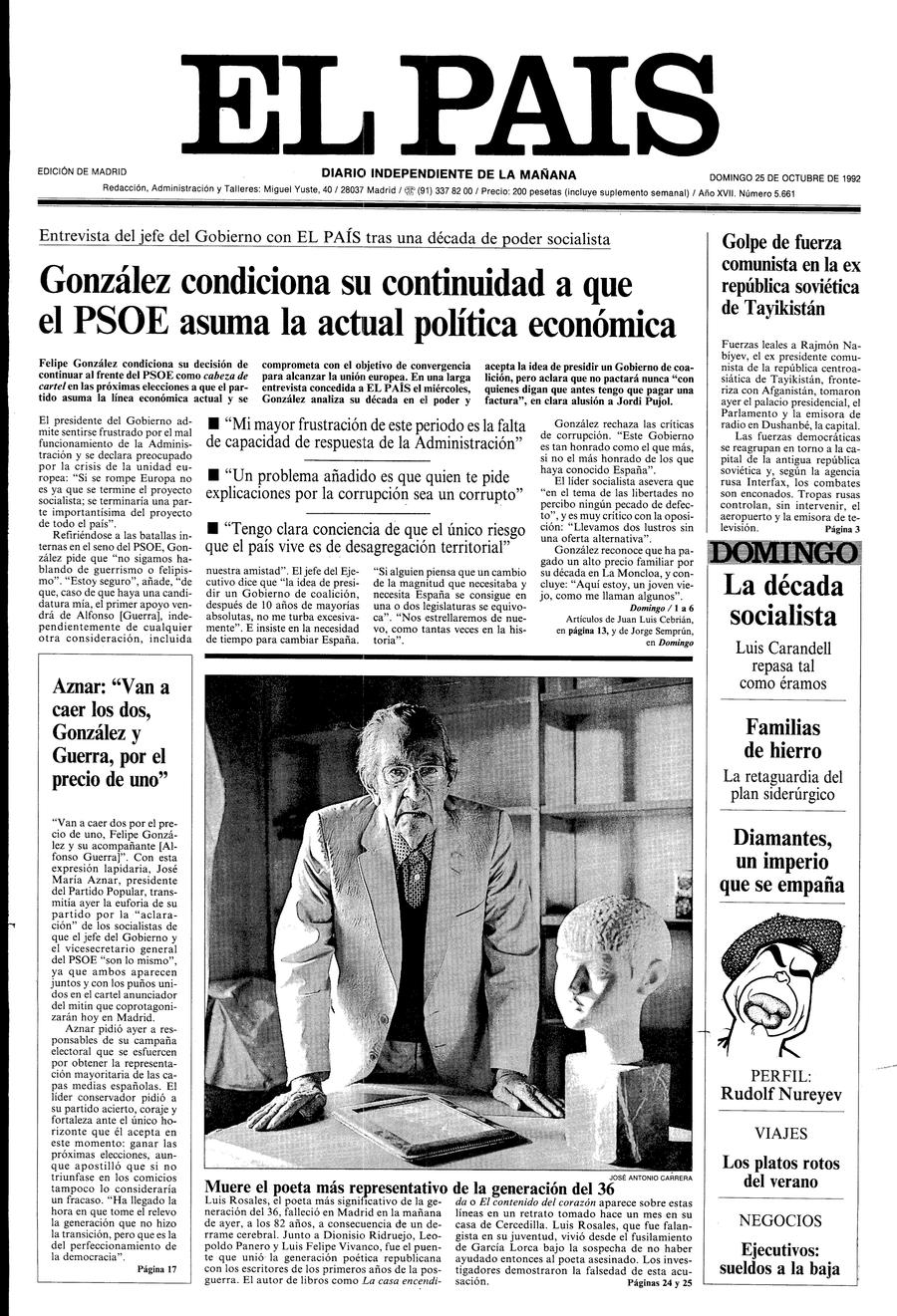 25 de Octubre de 1992