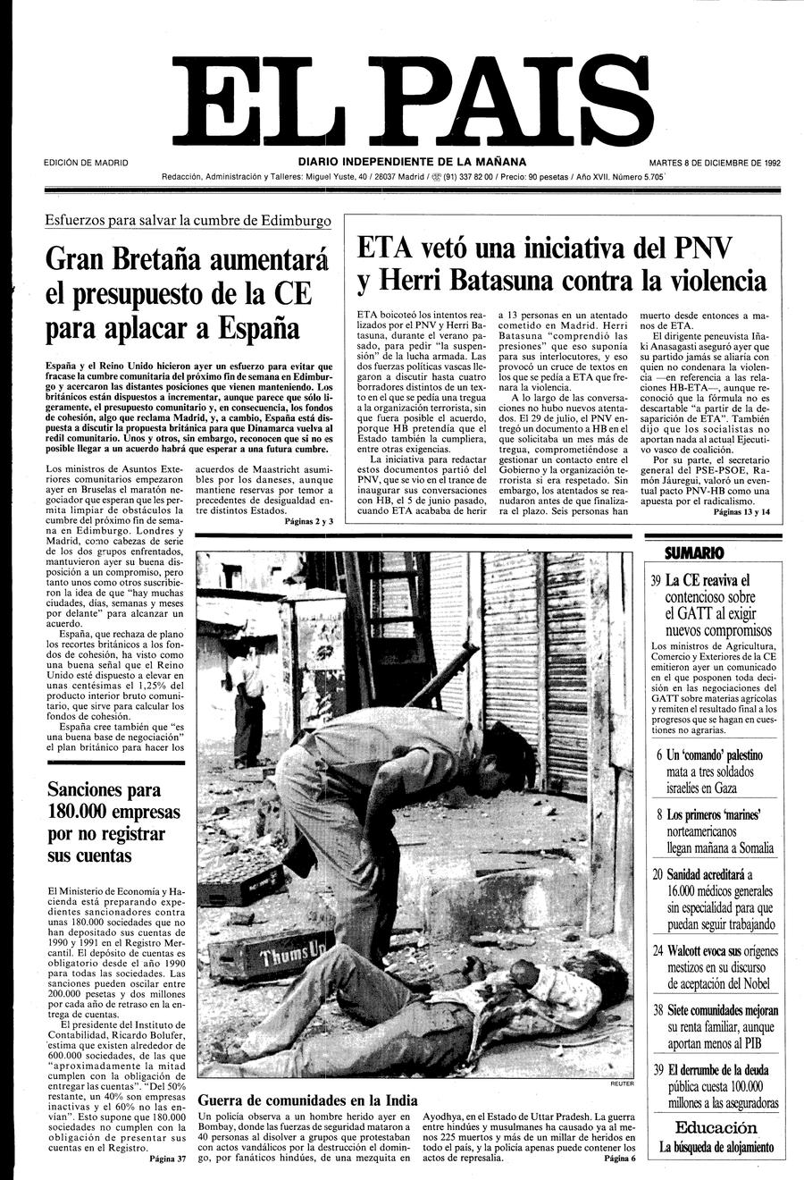 8 de Diciembre de 1992