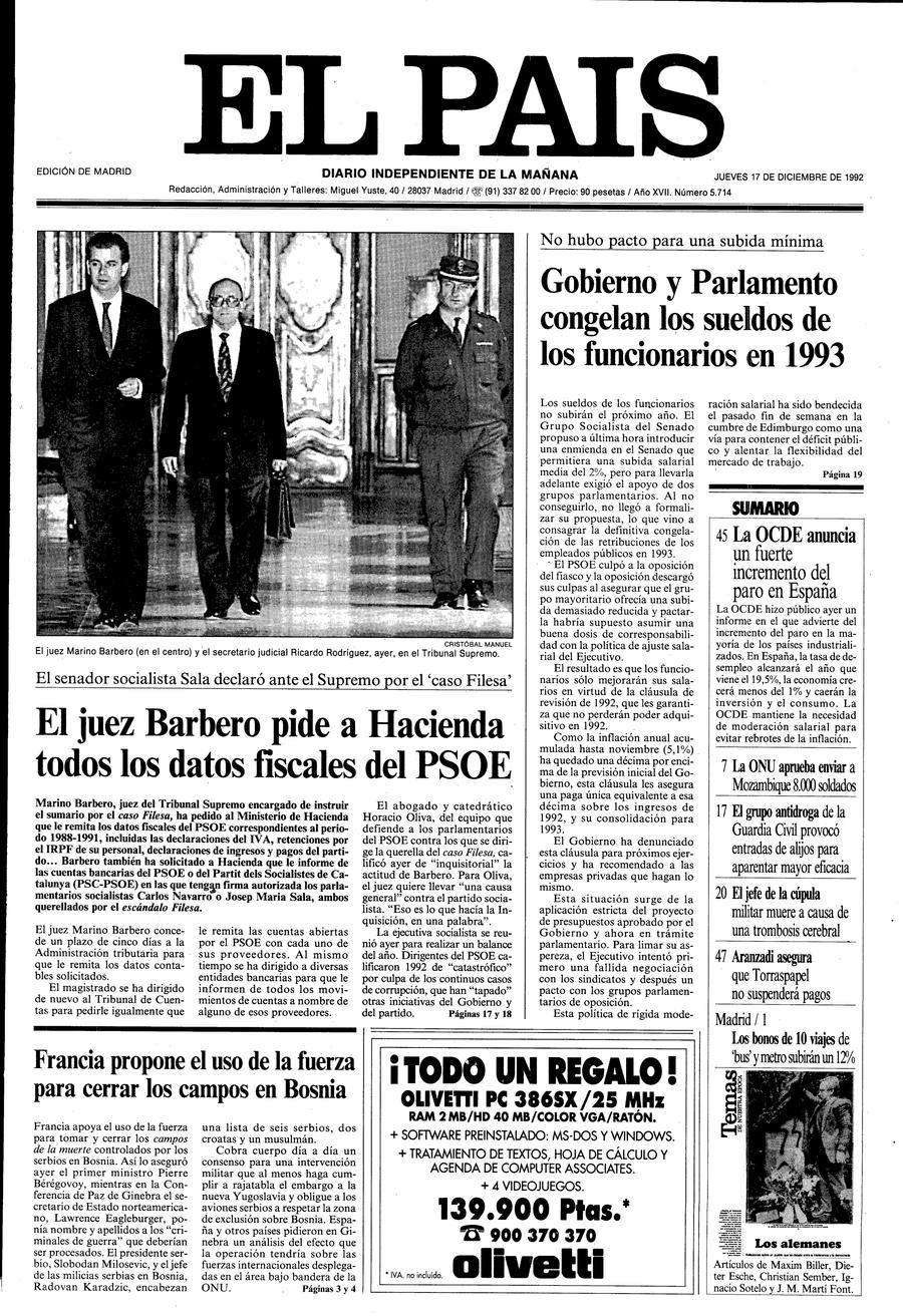 17 de Diciembre de 1992